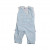 Комбинезон Kid Kid цвет белый голубая полоска для девочки