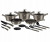 Набор посуды Berlinger Haus BH-6163 Metallic Line Carbon Edition